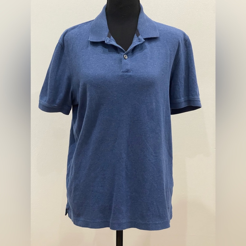 Banana Republic M Standard Fit Blue Polo 100% Cotton 068